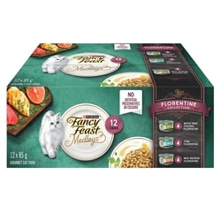 Purina Fancy Feast Medleys Wet Cat Food Florentine Collection Variety Pack 12 Count 12x85.0 g, $1.27/100g