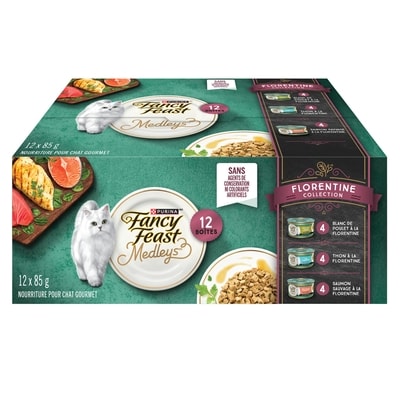 Purina Fancy Feast Medleys Collection Florentine, Nourriture Humide pour Chats 12 x 85 g 12x85.0 g, 1,27 $/100g