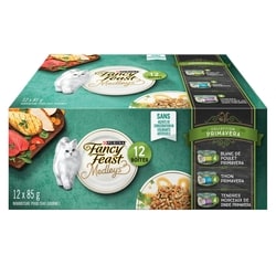 Purina Fancy Feast nourriture humide pour chats collection primavera emballage assorti 12x85.0 g, 1,08 $/100g