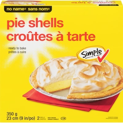 Sans Nom Croûtes à tarte 350 g, 1,29 $/100g