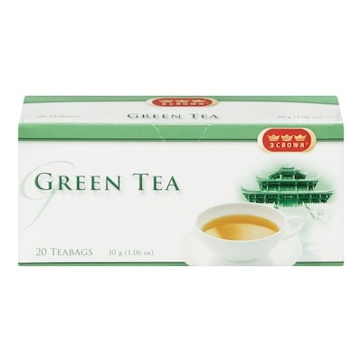 3-Crown Green Tea 30 g, $7.63/100g