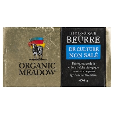 Beurre biologique non salé