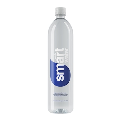Glaceau Smartwater Bottle 1 l, $0.35/100ml