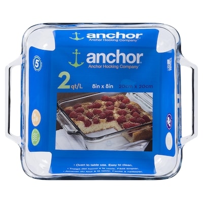 Anchor Hocking 8 Inch Square Cake Dish 1 ea, $10.99/1ea