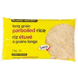 No Name Long Grain Parboiled Rice 2 kg, $0.28/100g