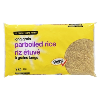 No Name Long Grain Parboiled Rice 2 kg, $0.35/100g