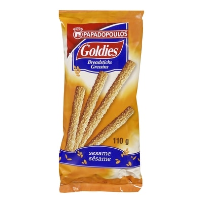 Goldies Breadsticks with Sesame 110 g, $1.99/100g