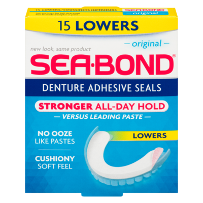 Sea Bond Denture Seals Lower 15 ea, $0.57/1ea
