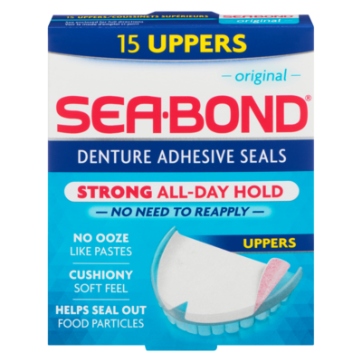 Sea Bond Denture Seals Upper 15 ea, $0.57/1ea