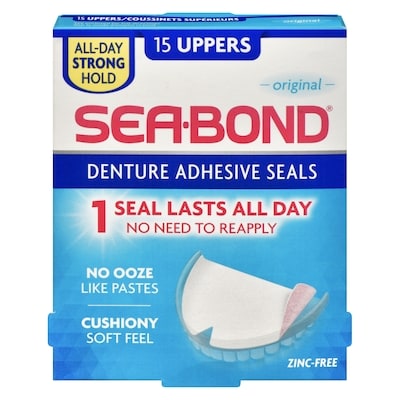 Sea Bond Denture Seals Upper 15 ea, $0.57/1ea