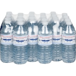 Real Canadian Natural Spring Water, 24-Pack 24x500.0 ml, $0.03/100ml