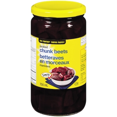 No Name Pickled Beet Chunks 750 ml, $0.73/100ml