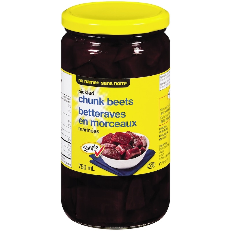No Name Pickled Beet Chunks - 750 ml | Zehrs