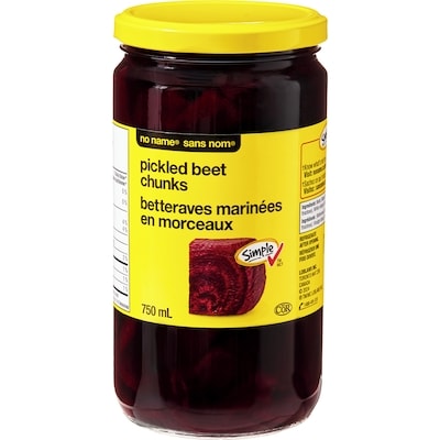 Sans Nom Betteraves marinées en morceaux 750 ml, 0,73 $/100ml