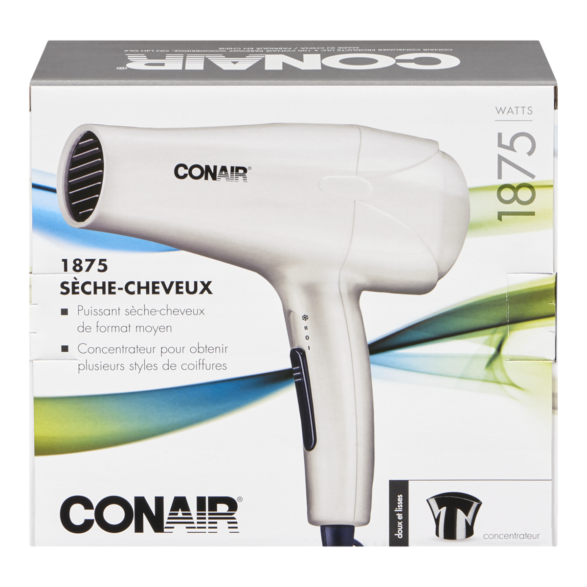 Conair Séchoir à cheveux 248C de 1875 watts taille moyenne 1 ea, 17,99 $/1ch