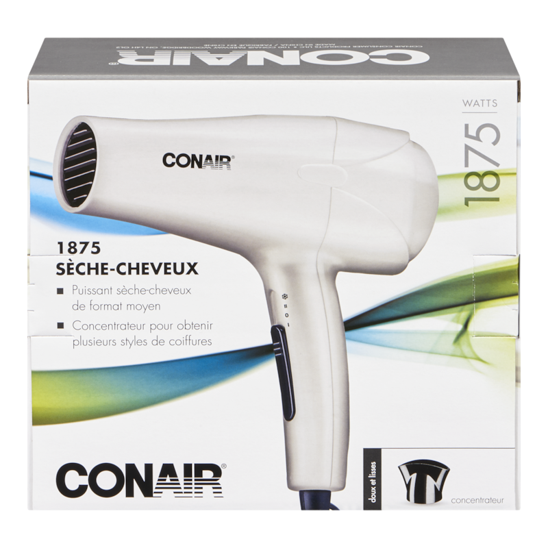 Sèche-cheveux Conair Infiniti Pro 1800W Avec Diffuseur - Blanc - Taille Voyage - Occasion