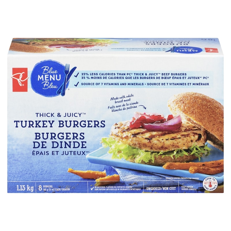 Thick & Juicy Turkey Burgers