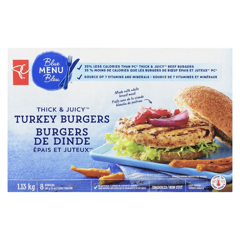 Thick & Juicy Turkey Burgers