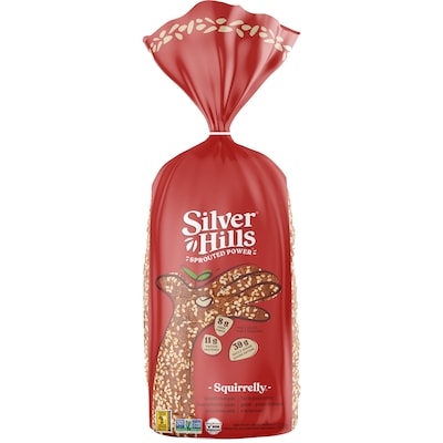 Silver Hills Squirrelly Bread 600 g, $0.79/100g
