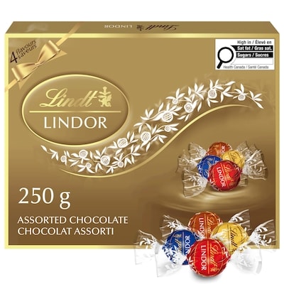 Lindt LINDOR Prestige Assorted Chocolate Truffles Gift Box 250 g, $9.60/100g