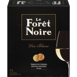 Le Foret Noire Vin blanc forêt noire, 4 L (Pièce d’identité requise au moment du ramassage) 4 l, 0,84 $/100ml