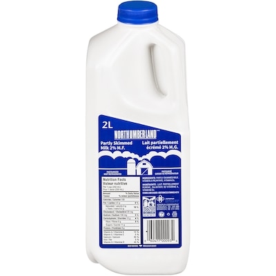 Northumberland 2% Milk 2 l, $0.26/100ml