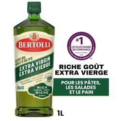 Bertolli Huile d’olive extra vierge au goût riche 1 l, 1,80 $/100ml