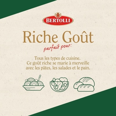 Huile d’olive extra vierge au goût riche