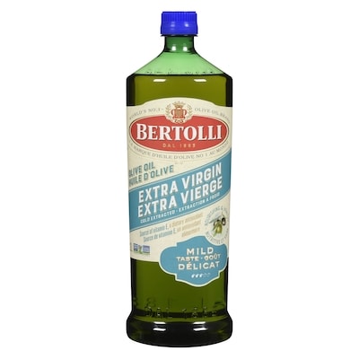 Bertolli Huile d’olive extra vierge au goût délicat 1 l, 1,60 $/100ml