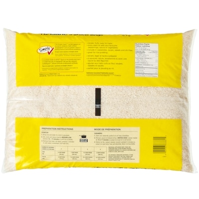 Riz blanc à grains longs, format club