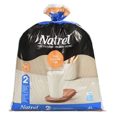 Natrel Lactose Free 2% Dairy Product 4 l, $0.31/100ml