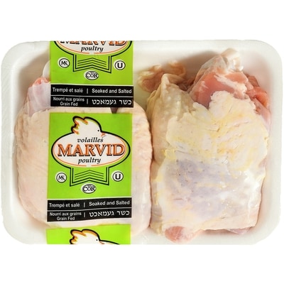 Marvid Poultry Kosher Turkey Thighs $13.87/1kg $6.29/1lb