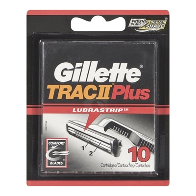 Gillette Cartouches de rechange Trac II Plus 10 ea, 3,00 $/1ch