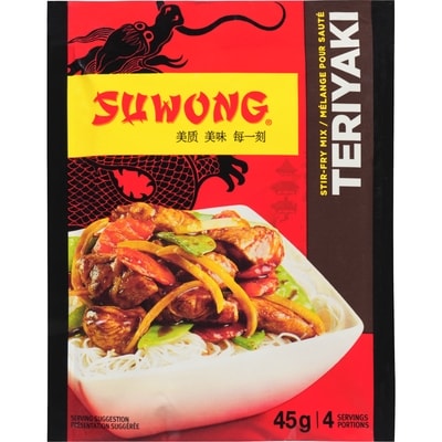 Suwong Préparation pour sauce teriyaki 45 g, 6,20 $/100g