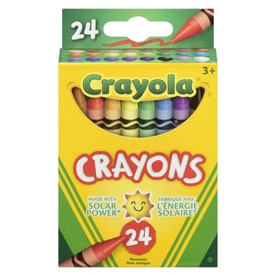 Crayola Crayons Crayola, paq. 24 24x1.0 ea, 0,10 $/1ch