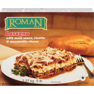 Roman Lasagna 2.25 kg, $0.80/100g
