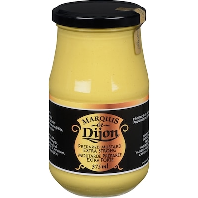Marquis de Dijon Mustard, Extra Strong   375 ml, $1.20/100ml