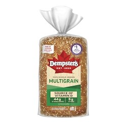 Dempster’s Pain multigrains à 100 % de grains entiers 600 g, 0,80 $/100g