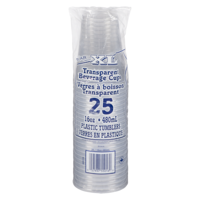 null Polar Plastic Cup, 16oz 25x25.0 ea, $0.26/1ea