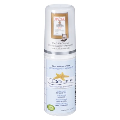 null Déodorant en vaporisateur Dr. Mist 50 ml, 18,00 $/100ml