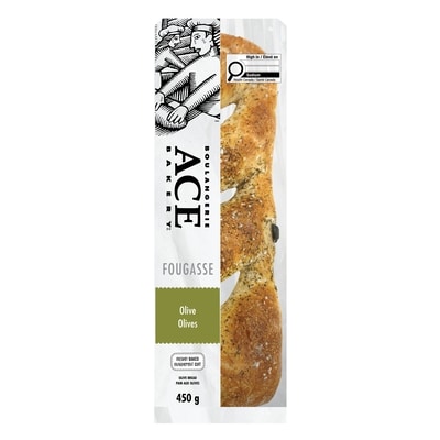 ACE Olive Fougasse 450 g, $1.33/100g