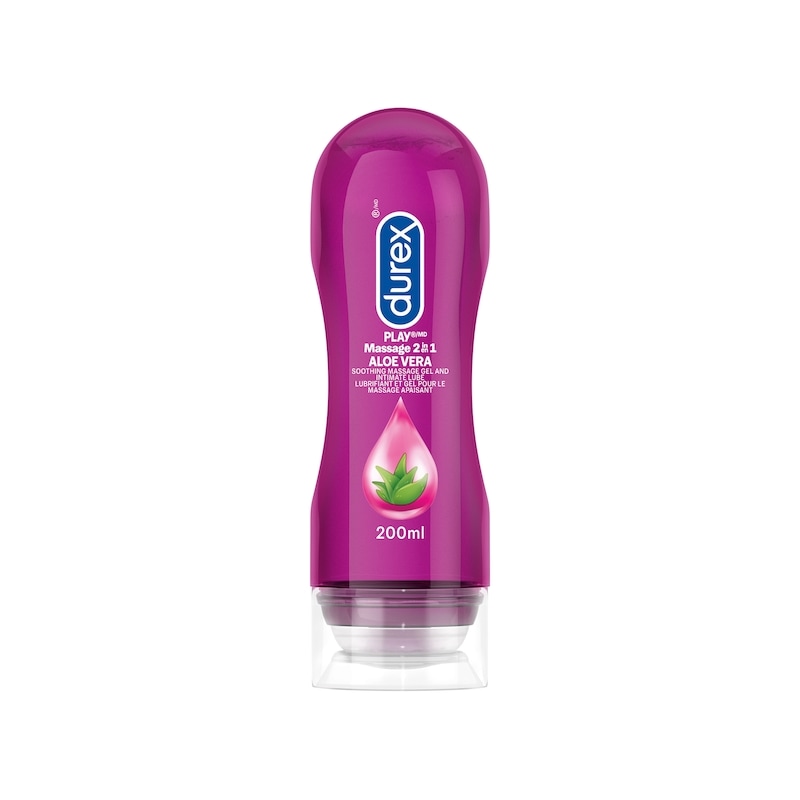2-in-1 Massage and Personal Lubricant Aloe