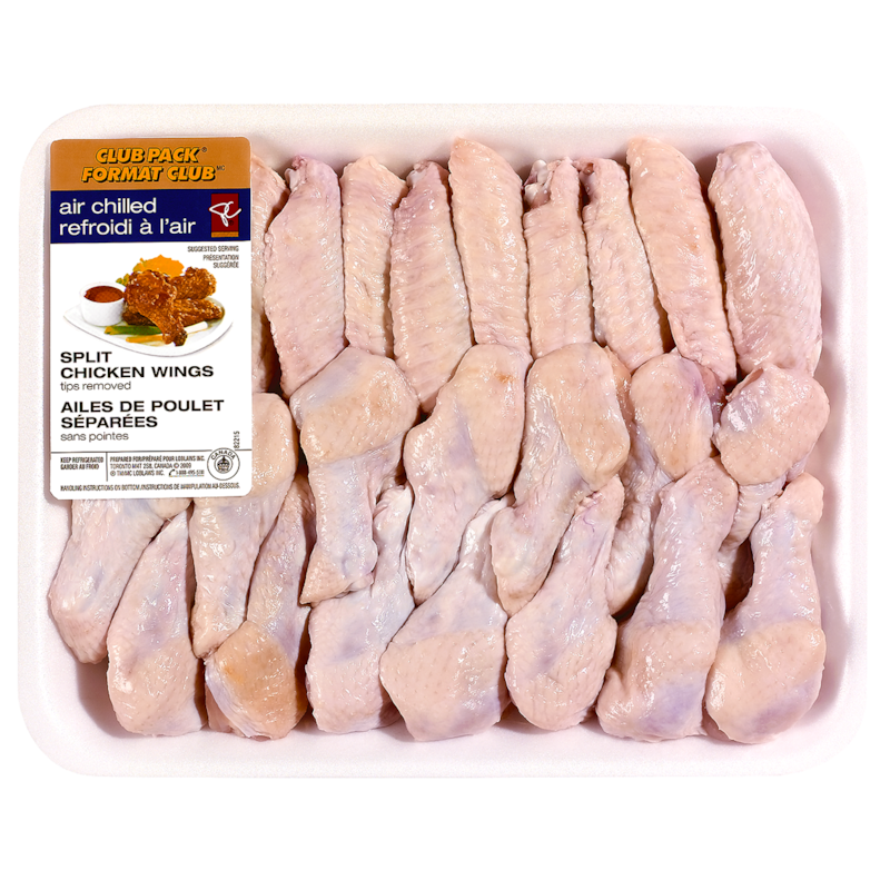 Air-Chilled Split Chicken Wings, Club Pack