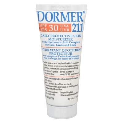 Dormer Fps 30 Uva Uvb Hydratant Quotidien Protecteur 60 ml, 28,32 $/100ml