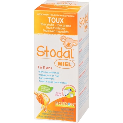 Stodal miel pour la toux sèche ou grasse 