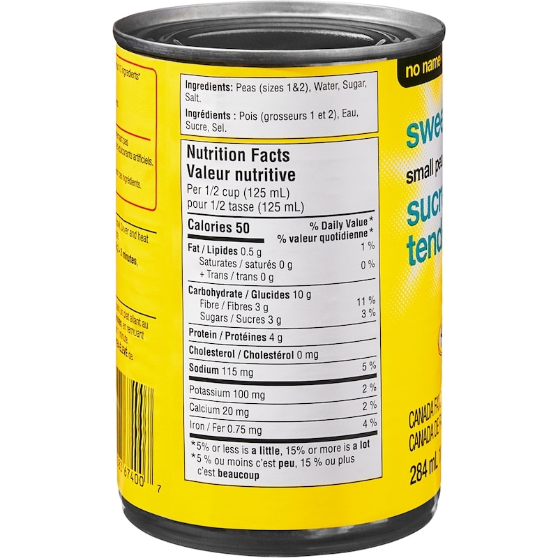 Sweet and Tender Small Peas