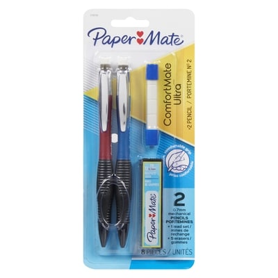 Papermate Paper mate Comfortmate Ultra 0.7 mm Mechanical Pencil Starter Set 1 ea, $6.00/1ea