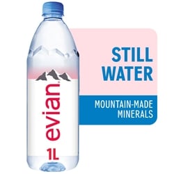 Evian Water 1 l, $0.38/100ml