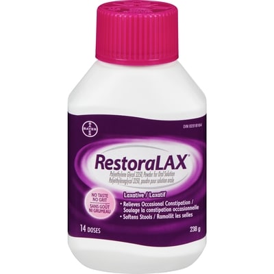 Restoralax Powder Laxative, Effective Relief, No Taste, No Grit 14 ea
