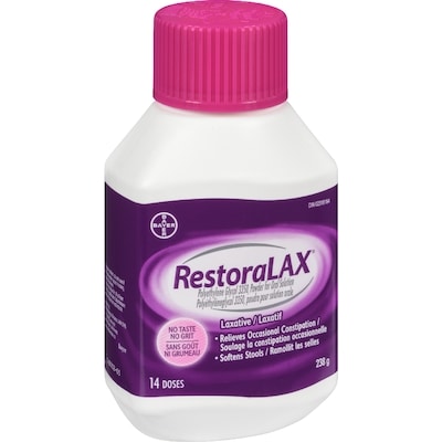 Poudre laxative soulagement efficace pas de goût, pas de gravier